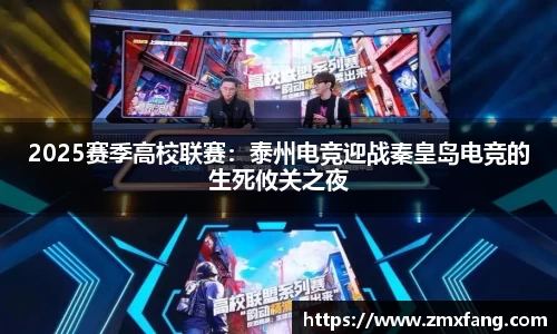 2025赛季高校联赛：泰州电竞迎战秦皇岛电竞的生死攸关之夜